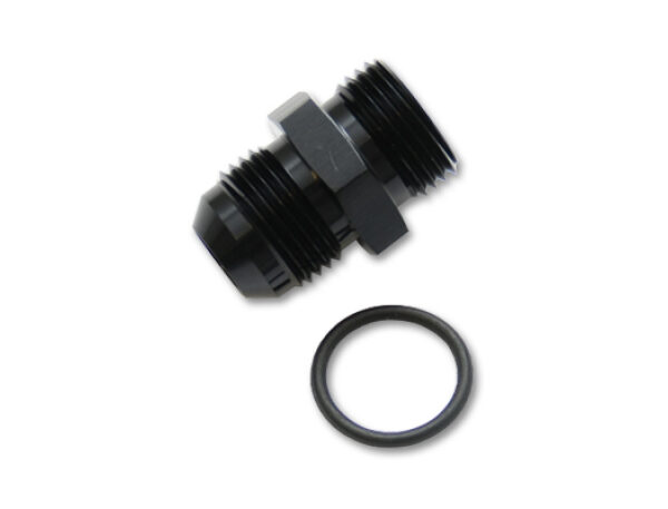 Vibrant -3 Male AN x -6 Male ORB Flare Straight Adapter w/O-Ring