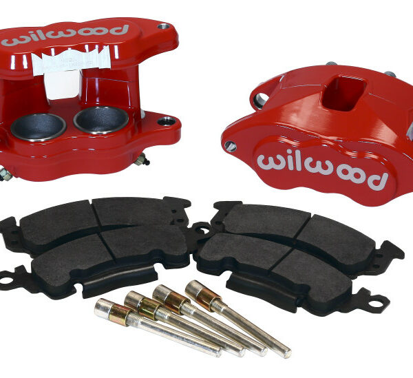 Wilwood D52 Front Caliper Kit - Red 2.00 / 2.00in Piston 1.04in Rotor