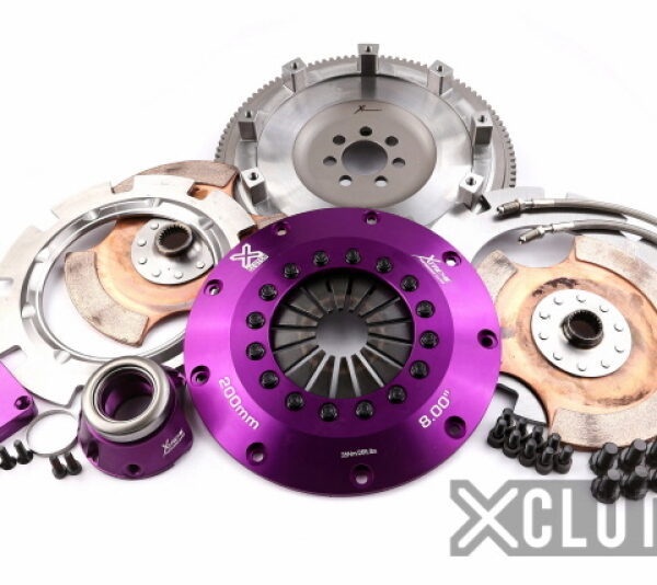 XClutch 07-17 Mitsubishi Lancer EVO X 2.0L 8in Twin Solid Ceramic Clutch Kit