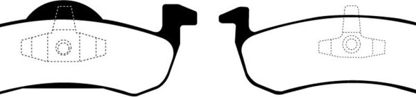 EBC 07-09 Ford Expedition 5.4 2WD Yellowstuff Rear Brake Pads
