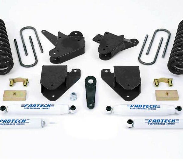 Fabtech 99-00 Ford F250/350 2WD w/Gas & 6.0L Diesel 6in Basic Sys w/Perf Shks