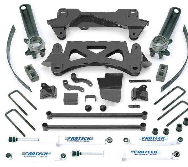 Fabtech 95.5-04 Toyota Tacoma 6 Cyl 2/4WD 6 Lug 6in Perf Sys w/Perf Shks