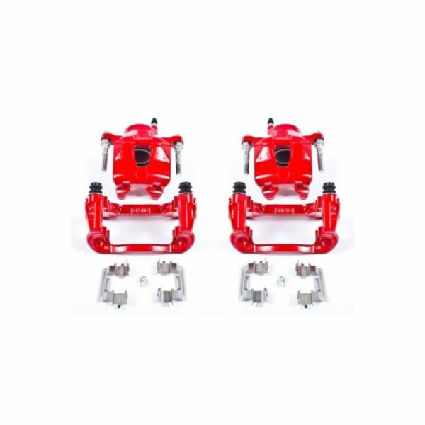 Power Stop 05-10 Scion tC Front Red Calipers w/Brackets - Pair