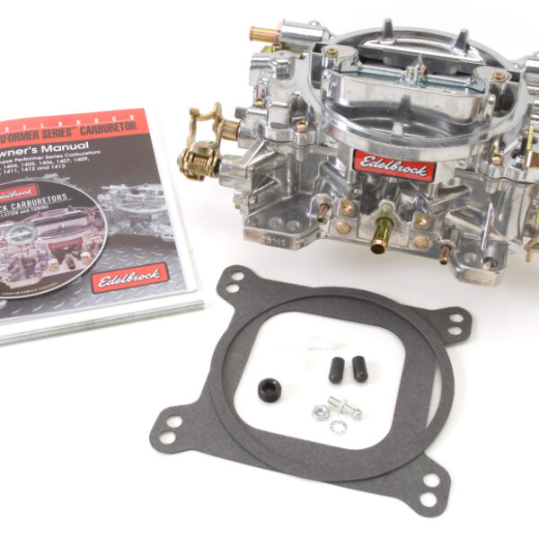 Edelbrock Carburetor Performer Series 4-Barrel 750 CFM Manual Choke Satin Finish