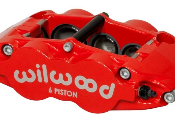 Wilwood Caliper-Narrow Superlite 6R-LH - Red 1.62/1.12/1.12in Pistons 1.10in Disc