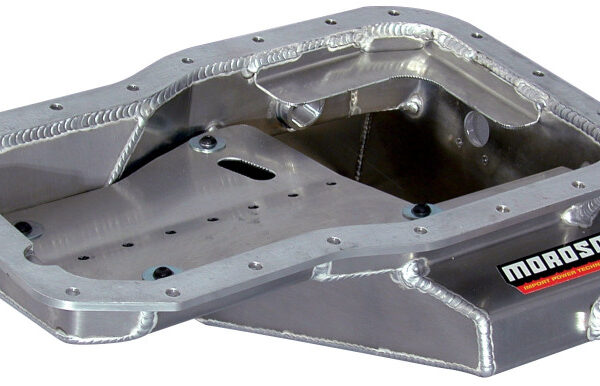 Moroso Toyota 3SGT 2.0L Turbo/5SFE Non Turbo Road Race Baffled Wet Sump 6.25qt 7-9/16in Alum Oil Pan