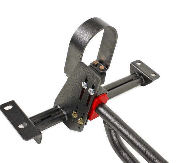 BMR 93-02 F-Body w/ DSL Torque Arm Tunnel Mount (For Stock Exhaust) - Black Hammertone