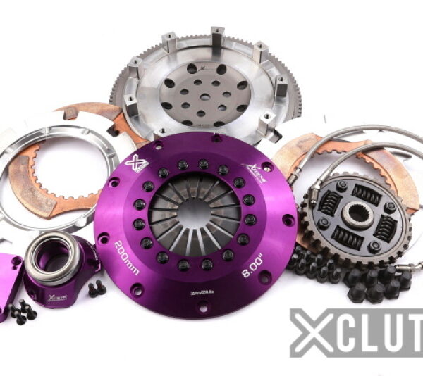 XClutch 1997 Mitsubishi Lancer EVO IV 2.0L 8in Twin Sprung Ceramic Clutch Kit