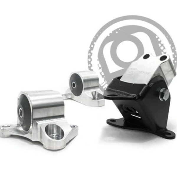 Innovative 96-00 Civic B/D Series Black Aluminum Mounts 95A Bushings (3 Bolt)