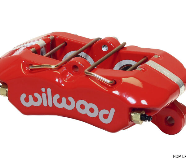 Wilwood Caliper-Dynapro Low-Profile 5.25in Mount - Red 1.12in Pistons .81in Disc