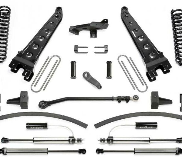 Fabtech 17-21 Ford F250/F350 4WD Diesel 8in Rad Arm Sys w/Coils & Dlss Resi Shks