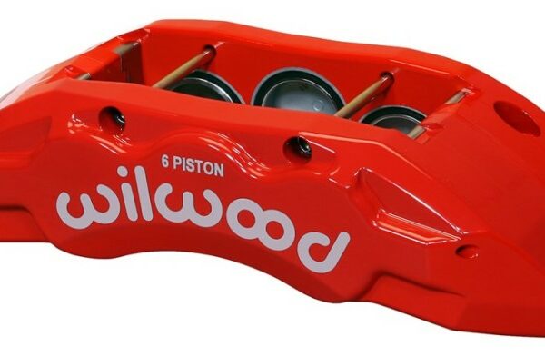 Wilwood Caliper-TX6R- R/H - Red 2.00/1.88/1.88in Pistons 1.38in Disc