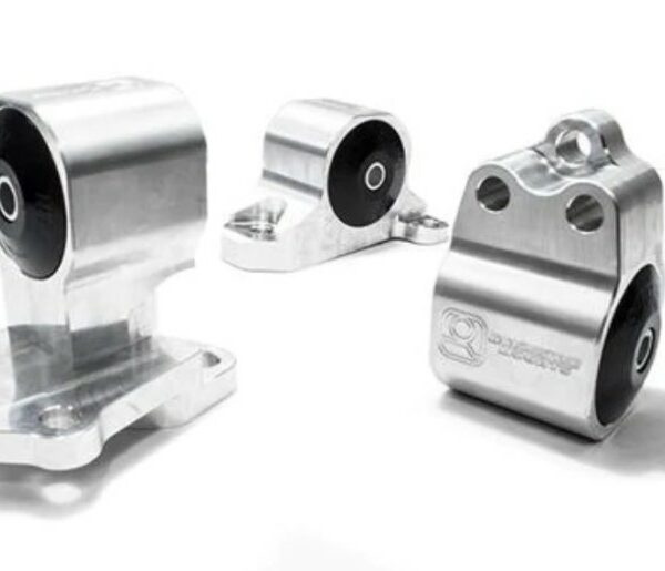Innovative 92-95 Civic B/D Series Black Aluminum Mounts 85A Bushings (Auto to Manual Hydro 3 Bolt)