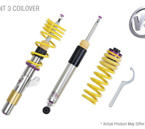 KW Coilover Kit V3 2018+ Audi A5 (B9) Cabrio Quattro w/o Electronic Dampening (48.5mm)