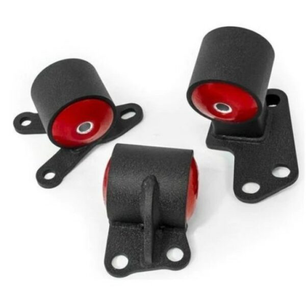 Innovative 92-95 Civic B/D Series Black Steel Mounts 95A Bushings (Auto to Manual Hydro 2 Bolt)