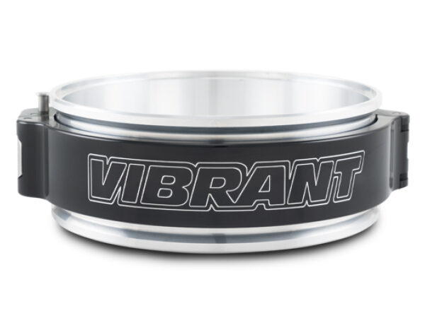 Vibrant 5in O.D. Aluminized HD 2.0 Clamp Assembly - Anodized Black