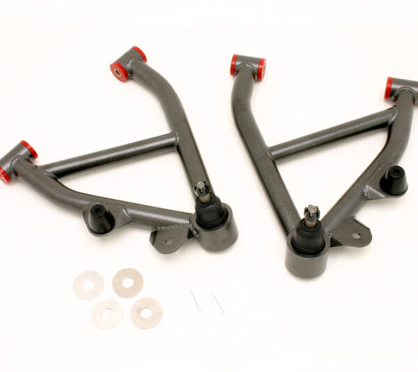 BMR 82-82 3rd Gen F-Body Non-Adj. A-Arms Lower (Poly) w/ No Spring Pocket - Black Hammertone