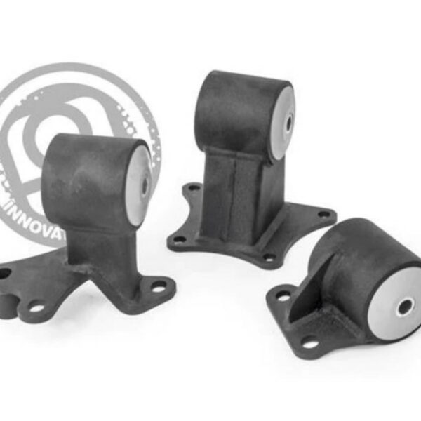 Innovative 94-97 Accord H/F Series Black Steel Mounts 95A Bushings (Auto to Manual)