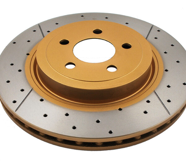 DBA 09-20 Dodge Challenger Front Drilled & Slotted Street Series Rotor