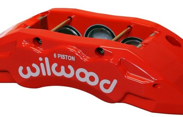 Wilwood Caliper-TX6R- R/H - Red 1.75/1.62/1.62in Pistons 1.38in Disc