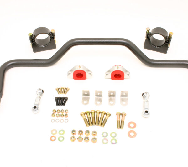 BMR 64-72 A-Body w/ 3in Axles Rear Solid 1.375in Xtreme Anti-Roll Bar Kit - Black Hammertone