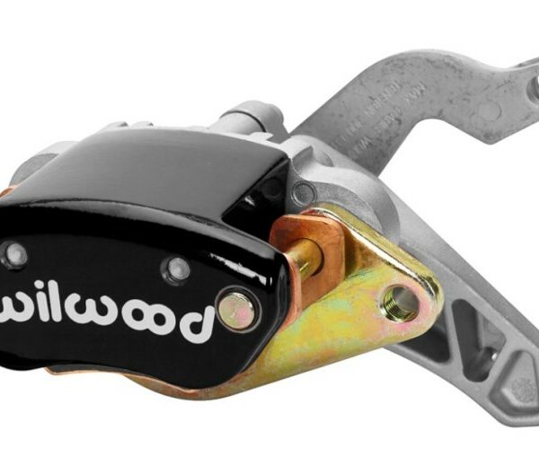 Wilwood Caliper-MC4 Mechanical-L/H - Black w/ Logo 1.19in Piston .81in Disc
