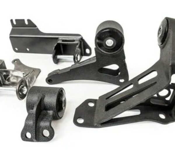 Innovative 90-93 Integra K-Series Black Steel Mounts 95A Bushings (Not K24 Trans)