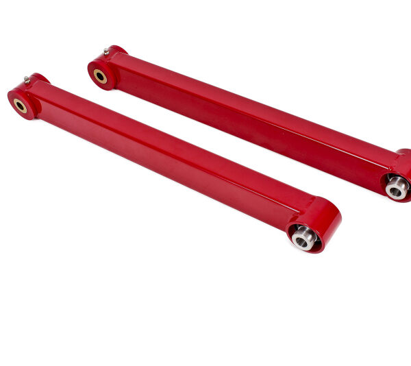 BMR Suspension 05-14 Ford Mustang S197 Non-Adjustable Polyurethane Spherical Bearing Combo- Red