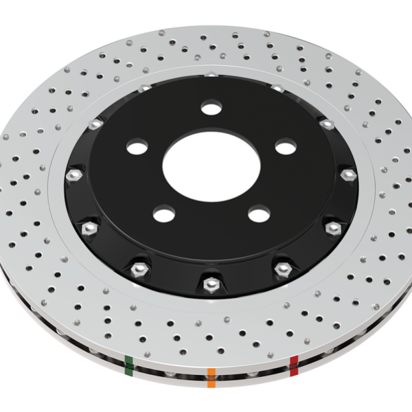 DBA 2020+ Chevrolet Corvette C8 Z51 Rear Crossdrilled 5000 Series Rotor