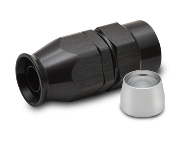Vibrant Straight High Flow Hose End Fitting for PTFE Lined Flex Hose -16AN
