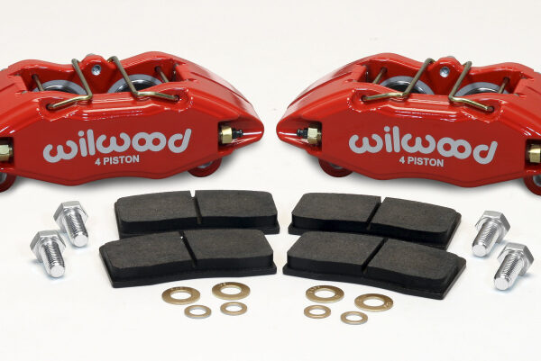 Wilwood DPHA Front Caliper & Pad Kit Red Honda / Acura w/ 262mm OE Rotor
