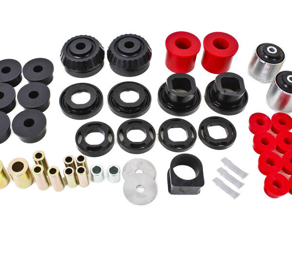 BMR 08-09 Pontiac G8 Total Suspension Bushing Kit (BK003 BK007 BK012) - Black/Red