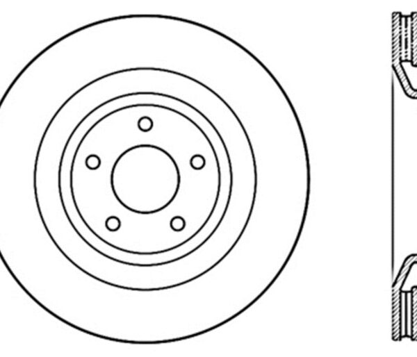 StopTech Slotted & Drilled Sport Brake Rotor