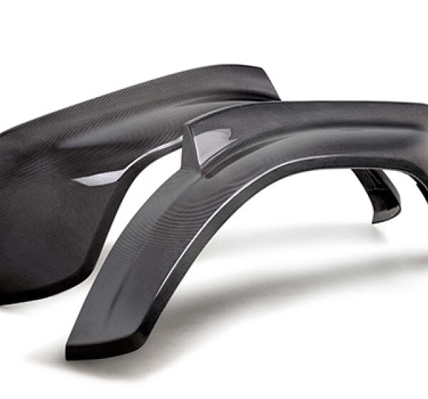 Ford Racing 22-24 Bronco Raptor Carbon Fiber Rear Fender Flare Set - Gloss