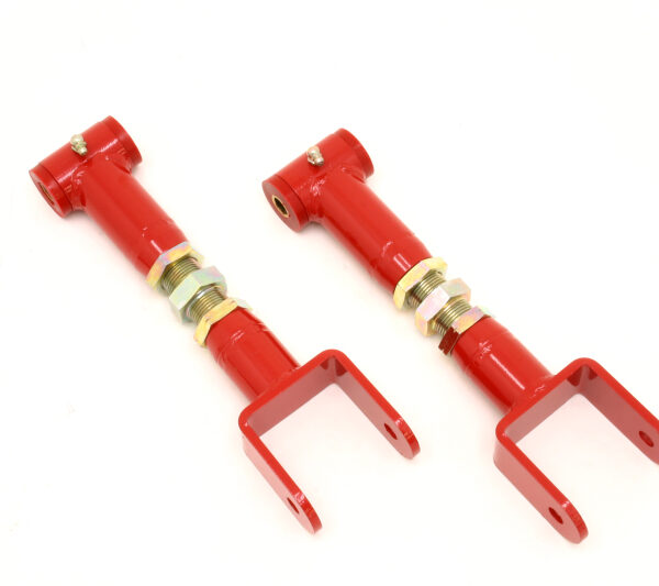 BMR 91-96 B-Body Upper Control Arms On-Car Adj. STD. Length (Polyurethane) - Red