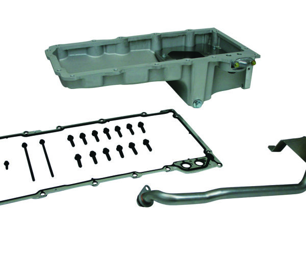 Moroso GM LS Swap (w/Rear Sump & Spin-On Oil Filter Adapter) Wet Sump 6qt 5.75in Aluminum Oil Pan