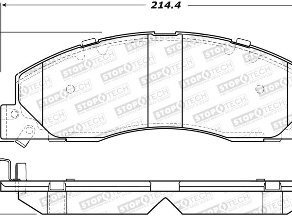 StopTech Street Brake Pads - Rear