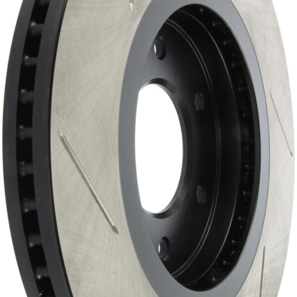 StopTech Power Slot 08-09 Infiniti QX4/QX56 / 07-09 Nissan Armada Left Front Slotted Rotor