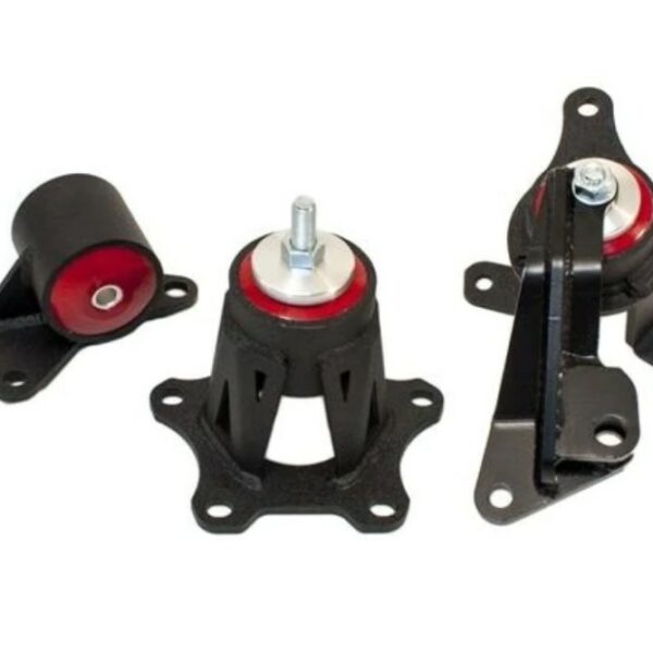 Innovative 98-02 Accord F-Series Black Steel Mounts 85A Bushings (Auto Trans)