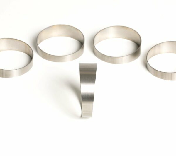 Ticon Industries 6in 45 Degree 1D/6in CLR Tight Radius 1mm Wall Titanium Pie Cuts - 5pk