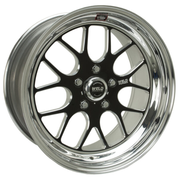 Weld S77 18x10.5 / 5x4.75 BP / 6.2in. BS Black Wheel (Low Pad) - Non-Beadlock