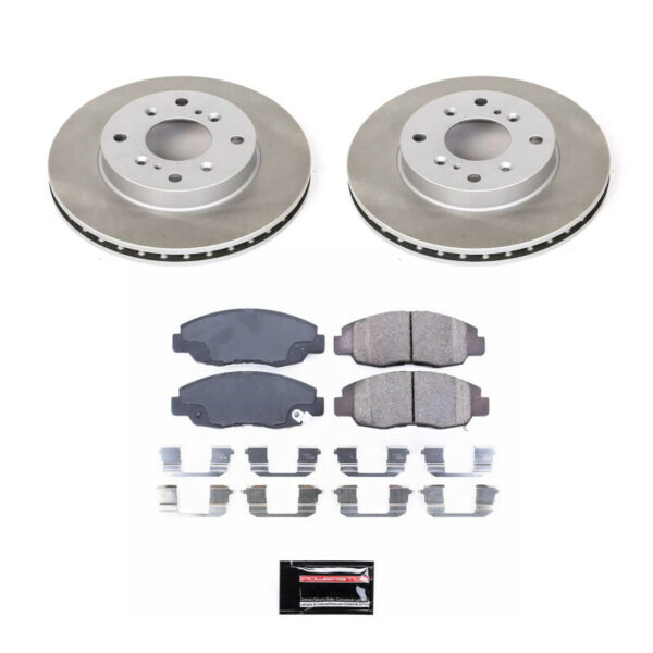 Power Stop 98-02 Honda Accord Front Semi-Coated Rotor Kit