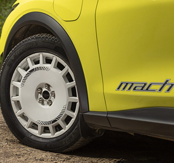 Ford Racing 21-24 Mustang Mach-E Gloss White Rally Wheel Kit