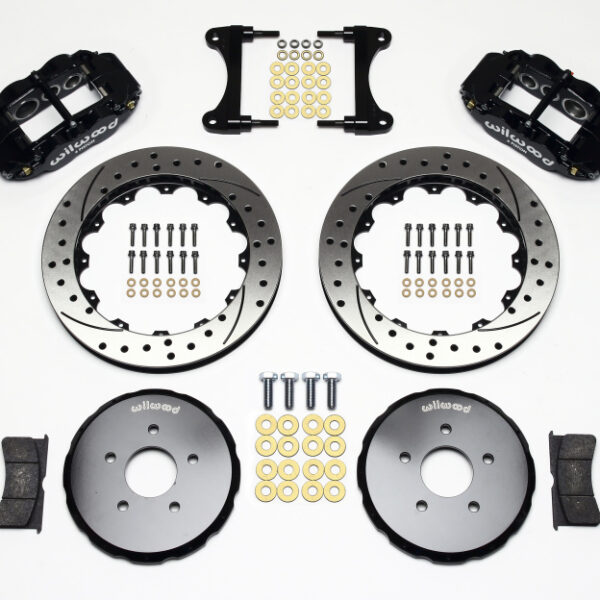 Wilwood Narrow Superlite 6R Front Hat Kit 13.06in Drilled Nissan 370Z/Fiti G37