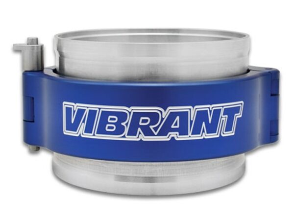 Vibrant HD Clamp System Assembly for 3.5in. OD Tubing - Blue Clamp