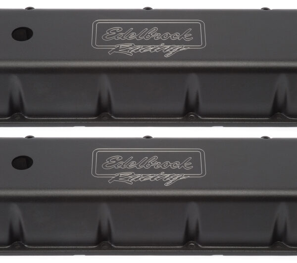 Edelbrock Valve Cover Victor Series Chevrolet 1965 and Later 396-502 V8 Tall Black