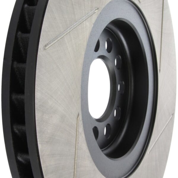 StopTech Power Slot 04-06 Audi TT Quattro / 04 VW Golf R32 Right Front Slotted Rotor