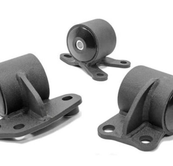 Innovative 92-95 Civic B/D Series Black Steel Mounts 95A Bushings (2 Bolt)