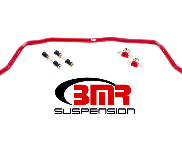 BMR 91-96 B-Body Front Solid 32mm Sway Bar Kit w/ Bushings - Red
