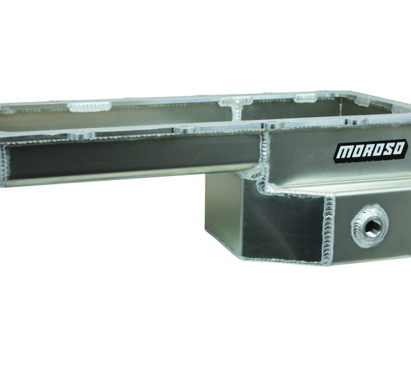 Moroso Ford 5.0 Coyote (w/Rear Sump) Road Race Baffled Wet Sump 9qt 6-5/8in Aluminum Oil Pan